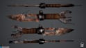 create a 3d weapon assets for games
