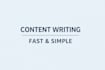 write simple and clear content