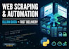 scrape websites, clean data and automate tasks using python