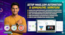setup make com automation gohighlevel workflow made com ghl API integration n8n