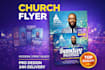 create modern church flyer design for events and social media