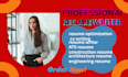write an art optimised resume for engineering and architecture construction job