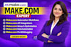 build make com automation, make com workflow, made com, make com scenario