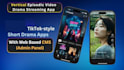 develop short episodic vertical drama series streaming app and website