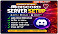 create a professional discord server with bots and full setup