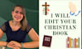 edit your christian or faith based book