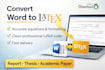 convert word documents to latex professionally
