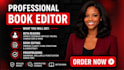 beta read and professionally edit your book or manuscript for amazon KDP