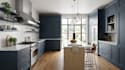 design a custom kitchen with 2d layout and 3d render using 2020 design