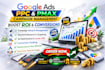 setup and manage google ads PPC and pmax to boost ROI