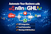 setup n8n, gohighlevel, ghl, API integration, and workflow automation