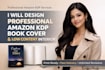 design professional amazon kdp book cover and low content interior for paperback