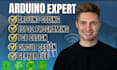 code arduino project, program esp32, do electronic circuit and create pcb design