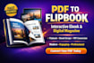 convert PDF to flipbook, ebook design interactive digital flipbook