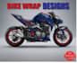 create eye catching bike wrap graphics
