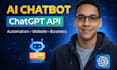 build ai chatbot with chatgpt API for website automation
