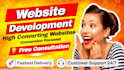 create a high converting responsive website design or wordpress website