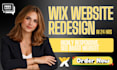 wix website redesign, wix redesign , redesign wix website, wix website