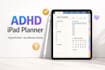 design an adhd ipad digital planner for goodnotes
