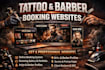 design responsive tattoo website tattoo studio barbers booking website