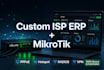 professional custom isp erp mikrotik routeros automation web apps