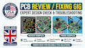 pcb review fix errors improve design manufacturable ready