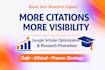 increase and promote google scholar citations and backdate citations