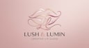 design a glossy and stylish lip gloss logo