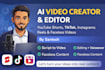 do ai faceless youtube video editing