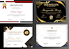 do certificate design, diploma,course certificates