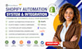 shopify automation system klaviyo email flows flutterflow app zapier integration
