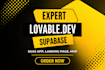 do rork ai app, lovable crm app and supabase backend deployment api integration