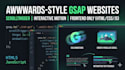 develop a website with gsap animations and scrolltrigger