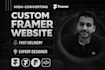 design a custom framer website or landing page for your business