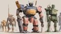high quality robot, mecha concepts