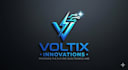 do powerful and innovative electronic shop logo