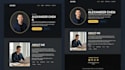 create a simple responsive one page website using HTML and CSS