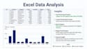 do excel data analysis, charts, and dashboards