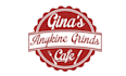 create a fun necessary logo for ginas grinds cafe
