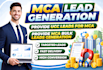 provide mca and debt relief leads in bulk