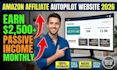 amazon affiliate autopilot website with full of SEO
