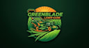 design a professional and bold lawn mower logo