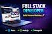 build a full stack web application using mern stack