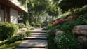 do landscape design realistic render in lumion