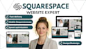 design squarespace website, build or redesign squarespace website