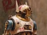 draw a cute and creative robot character illustration