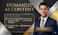 manually rewrite, edit and humanize ai content