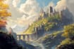 design amazing fantasy landscape