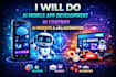 develop ai mobile apps ai chatbot ai website and n8n ai automation