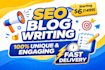 i,will write SEO blog articles that rank on google